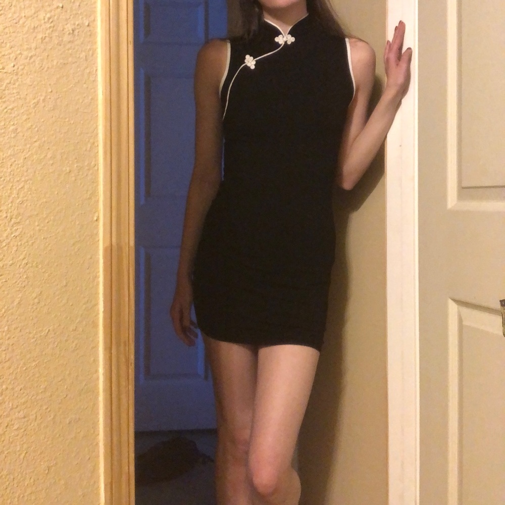 Forever21 Contemporary Qipao Bodycon Dress